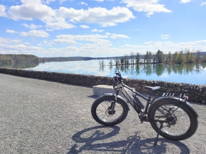 bike by water