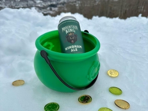 beer on snow