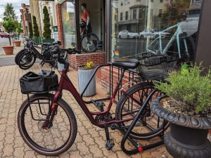 Bicycles outside