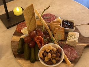 Charcuterie on a table