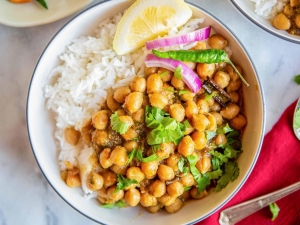 Chana masala bowl