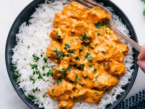 Chicken curry bowl