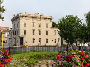 stewart house in spring