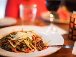 Van Winkles - Food on Table - pasta and vegetables