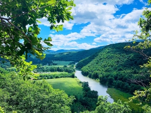 view from top of trail