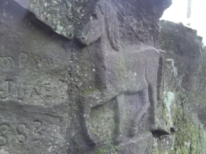 rock carving