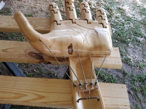 Wooden hand