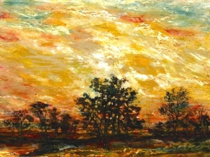 "Fire in the Sky" by Ralph Albert Blakelock