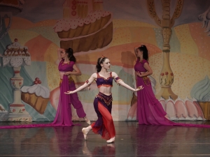 Arabian dancer in The Nutcracker