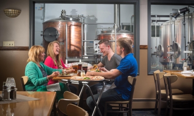 friends at brewery in greene county